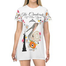Load image into Gallery viewer, T-Shirt Dress Cinderella Midnight