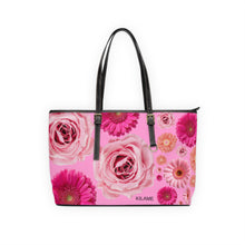 Load image into Gallery viewer, PU Leather Shoulder Bag 'Pink garden'