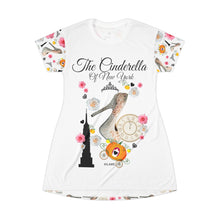 Load image into Gallery viewer, T-Shirt Dress Cinderella Midnight