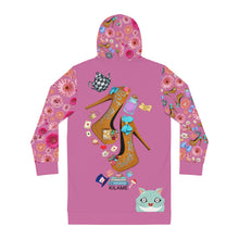 Load image into Gallery viewer, Women's Hoodie Dress Fuse 'Eat me drink me'