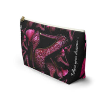 Load image into Gallery viewer, Accessory Pouch w T-bottom 'Follow your dreams'
