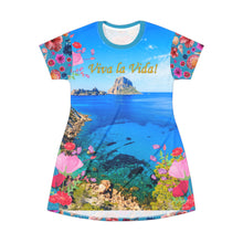 Load image into Gallery viewer, T-Shirt Dress 'Viva la vida'