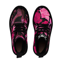 Load image into Gallery viewer, Women's Canvas Boots Nilie 'Pink crystals shoes'