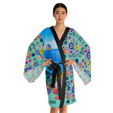 Load image into Gallery viewer, Long Sleeve Kimono Robe 'Viva la vida'