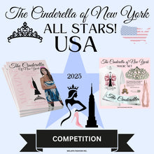 Load image into Gallery viewer, Diamond Entry registration The Cinderella of New York USA All Stars 2025 with your Magazine publication and Magic Set