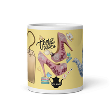 Load image into Gallery viewer, White glossy mug 'Tea Party'