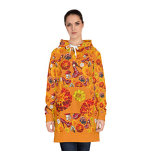 Load image into Gallery viewer, Women's Hoodie Dress 'Down the rabbit hole'