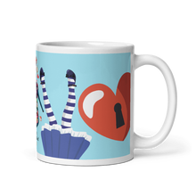 Load image into Gallery viewer, White glossy mug 'Wonderland'