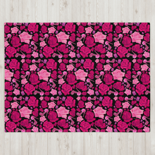 Load image into Gallery viewer, Throw Blanket 'Pink crystals shoes'