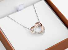 Load image into Gallery viewer, Cinderella Twin Hearts Necklace