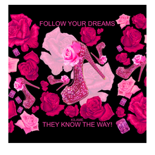 Load image into Gallery viewer, Premium Pillow 'Follow your dreams'