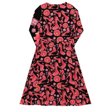 Load image into Gallery viewer, Long sleeve midi dress 'Influencer Glam'