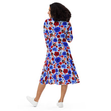 Load image into Gallery viewer, Long sleeve midi dress 'USA'