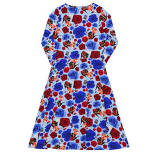 Load image into Gallery viewer, Long sleeve midi dress 'USA'