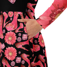 Load image into Gallery viewer, Long sleeve midi dress 'Influencer Glam'