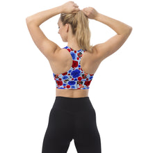 Load image into Gallery viewer, Longline sports bra 'USA'