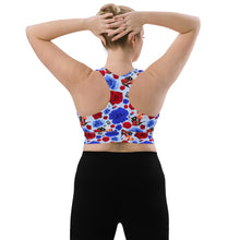 Load image into Gallery viewer, Longline sports bra 'USA'