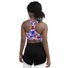 Load image into Gallery viewer, Longline sports bra 'USA'