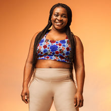 Load image into Gallery viewer, Longline sports bra 'USA'