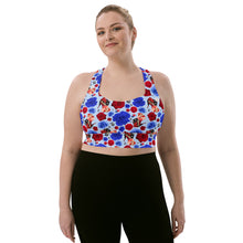 Load image into Gallery viewer, Longline sports bra 'USA'