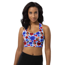 Load image into Gallery viewer, Longline sports bra 'USA'