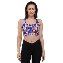 Load image into Gallery viewer, Longline sports bra 'USA'