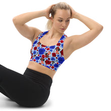 Load image into Gallery viewer, Longline sports bra 'USA'