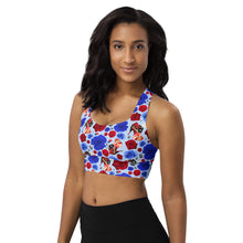 Load image into Gallery viewer, Longline sports bra 'USA'