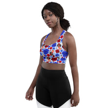 Load image into Gallery viewer, Longline sports bra 'USA'