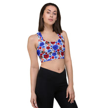 Load image into Gallery viewer, Longline sports bra 'USA'