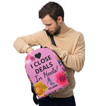 Load image into Gallery viewer, Backpack 'I close deals in heels'