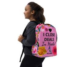 Load image into Gallery viewer, Backpack 'I close deals in heels'