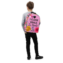Load image into Gallery viewer, Backpack 'I close deals in heels'