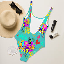 Load image into Gallery viewer, One-Piece Swimsuit 'Flamingo Art'