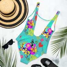 Load image into Gallery viewer, One-Piece Swimsuit 'Flamingo Art'