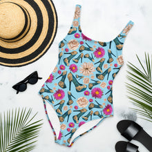 Load image into Gallery viewer, One-Piece Swimsuit 'Scarpe Azzurre'