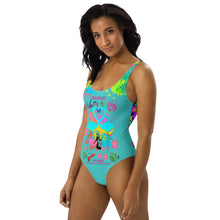 Load image into Gallery viewer, One-Piece Swimsuit 'Flamingo Art'