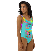 Load image into Gallery viewer, One-Piece Swimsuit 'Flamingo Art'