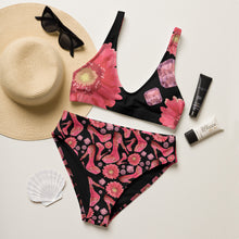 Load image into Gallery viewer, Recycled high-waisted bikini 'Influencer Glam'