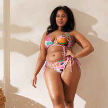 Load image into Gallery viewer, All-over print recycled string bikini 'Pop Princess'