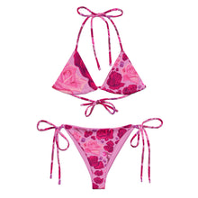 Load image into Gallery viewer, All-over print recycled string bikini 'Princess dreams'