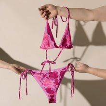 Load image into Gallery viewer, All-over print recycled string bikini 'Princess dreams'