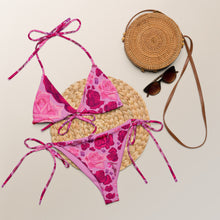 Load image into Gallery viewer, All-over print recycled string bikini 'Princess dreams'