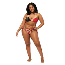 Load image into Gallery viewer, All-over print recycled string bikini 'Empire State of dreams'