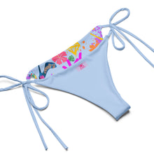 Load image into Gallery viewer, All-over print recycled string bikini 'Miami Art'
