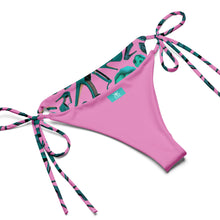 Load image into Gallery viewer, All-over print recycled string bikini 'Rose Verdi'