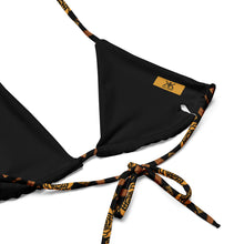 Load image into Gallery viewer, All-over print recycled string bikini 'Royal'