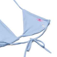 Load image into Gallery viewer, All-over print recycled string bikini 'Miami Art'
