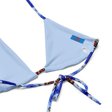 Load image into Gallery viewer, All-over print recycled string bikini 'USA'