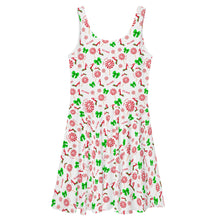 Load image into Gallery viewer, Dress 'Holiday green bow'